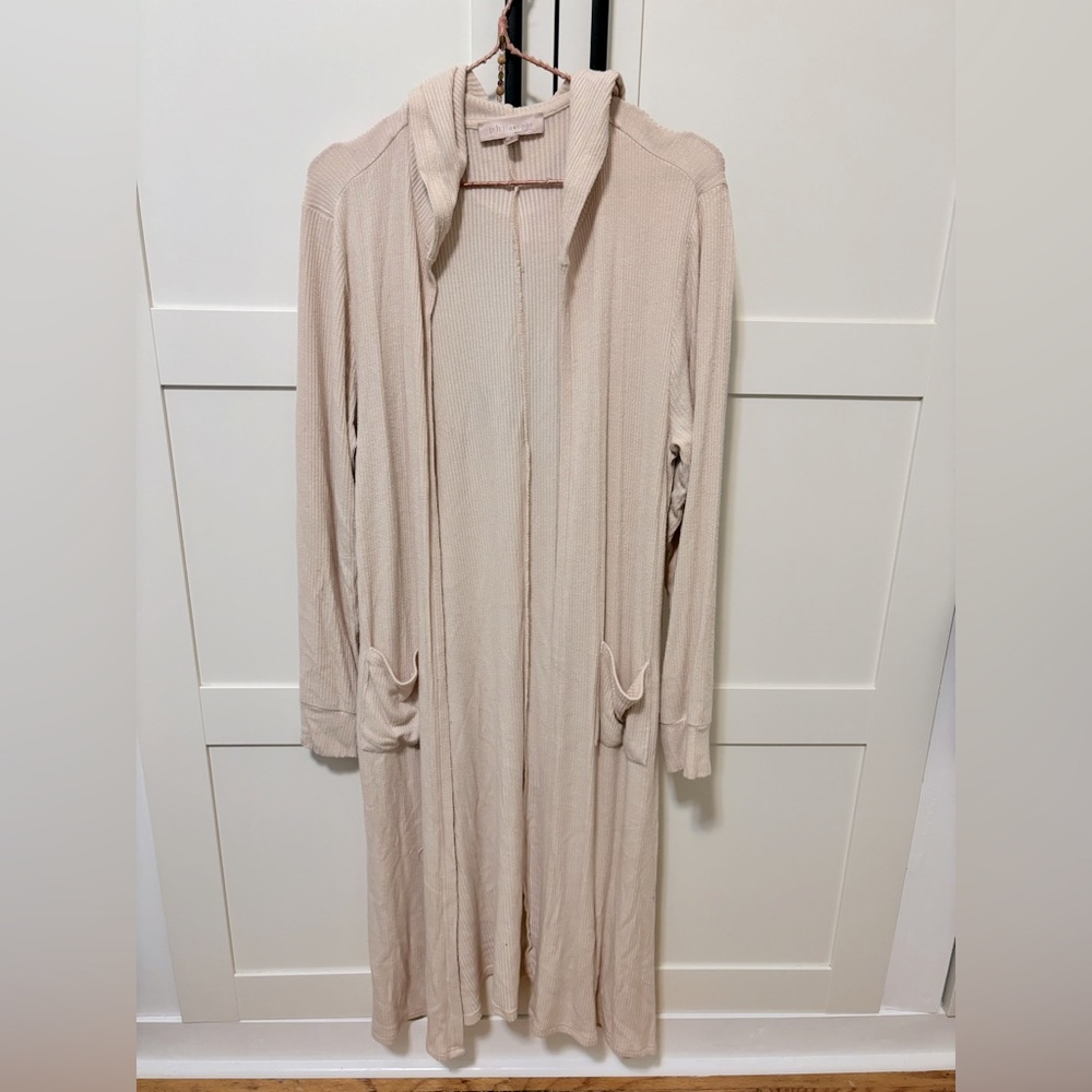 Philosophy Ribbed Duster Cardigan